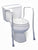 Adjustable Toilet Safety Rails with Knock Down Legs