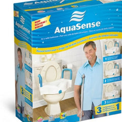 Aqua Sense 3-in-1 Raised Toilet Seat