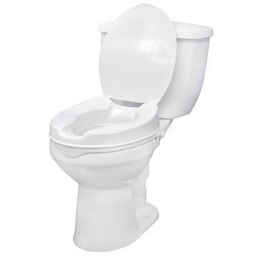 4" Raised Toilet Seat with Lid