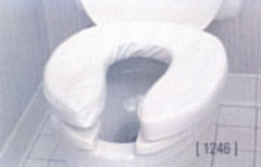 Cushioned Elevated Soft Toilet Seat 2"